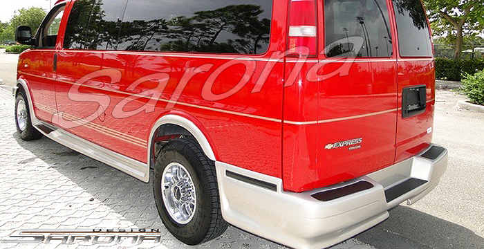 Custom Chevy Express Van  Long Wheel Base Running Boards (2003 - 2024) - $1590.00 (Part #CH-001-SB)